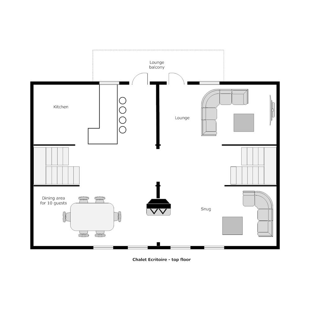 Chalet Ecritoire La Tania Floor Plan 3